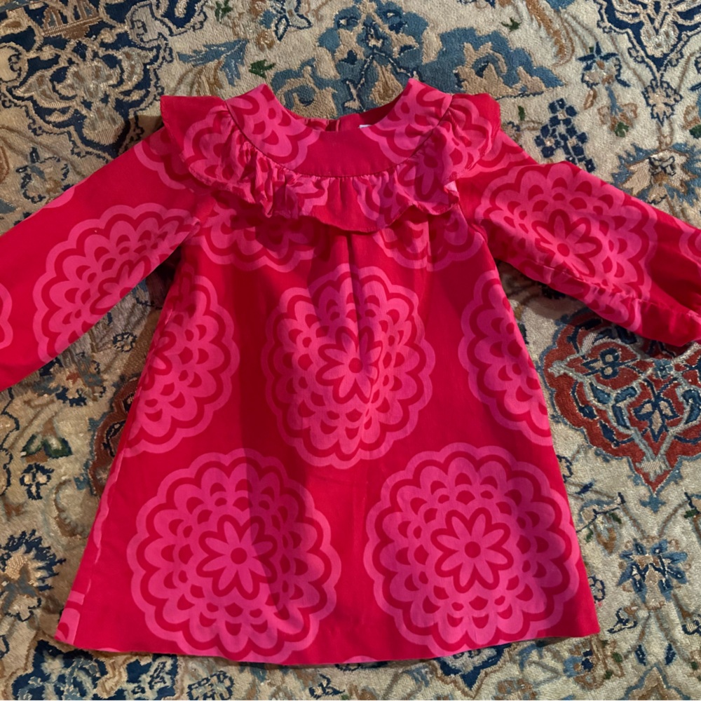 Jacadi Pink Floral Kids Dress